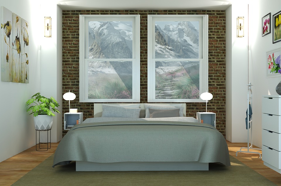 이불 침대 이부자리 베게