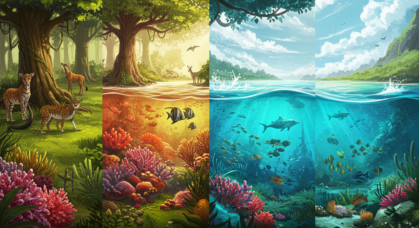 생태계 종류와 중요성(지구의 모든 생명)