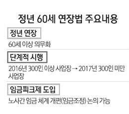 정년 연장 움직임