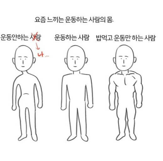 운동하는 사람