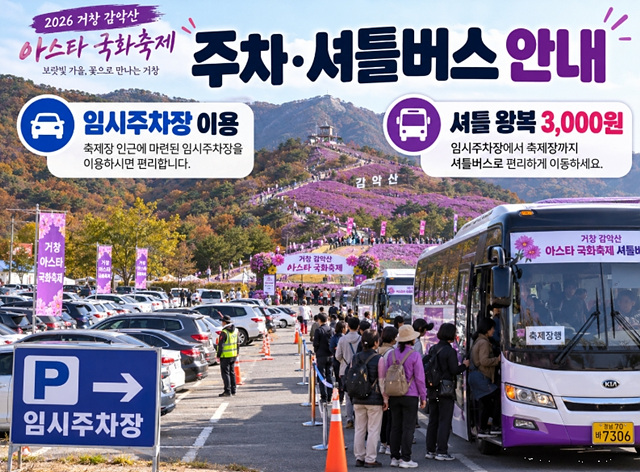 2026 거창 감악산 아스타국화축제 일정 개화 주차 셔틀버스 총정리