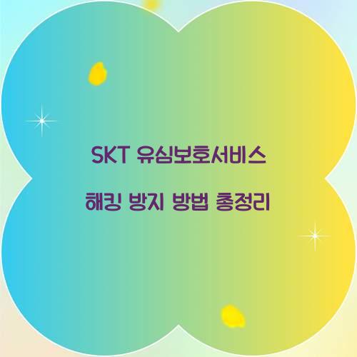 SKT 유심보호서비스 해킹 방지