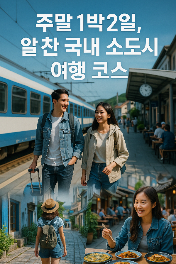 주말 1박2일 여행지 추천 – 실속 코스만 쏙쏙!