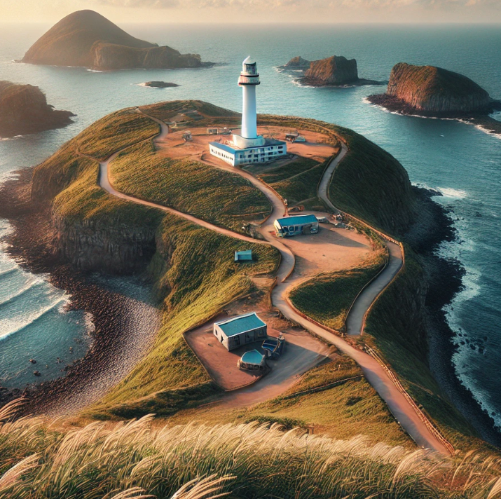 우도봉의 자연경관 사진