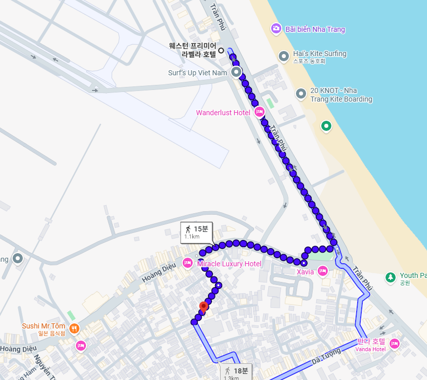 아티산 카페 & 이터리 지도