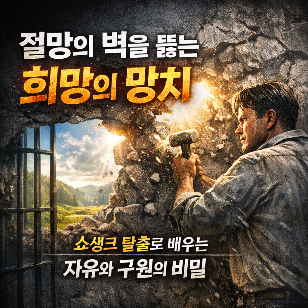 19년간 변기통 속으로 파낸 앤디의 삶, 당신의 '희망'은 지금 어디에 있습니까?