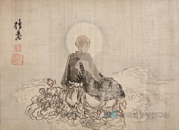 도석인물화-김홍도-염불서승