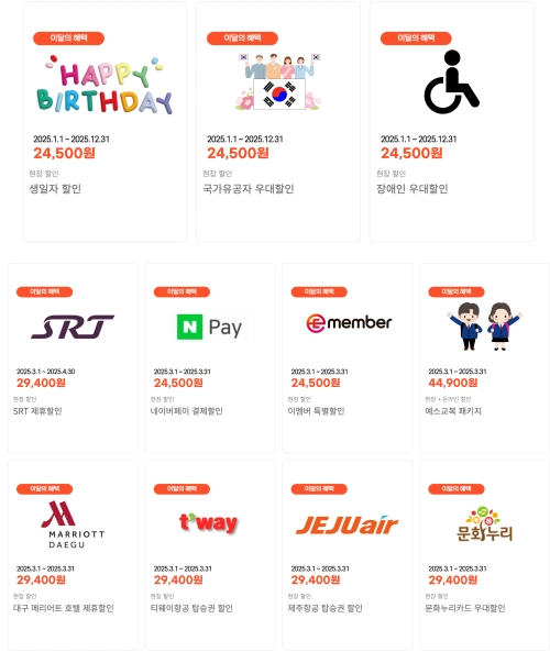 이월드 자유이용권