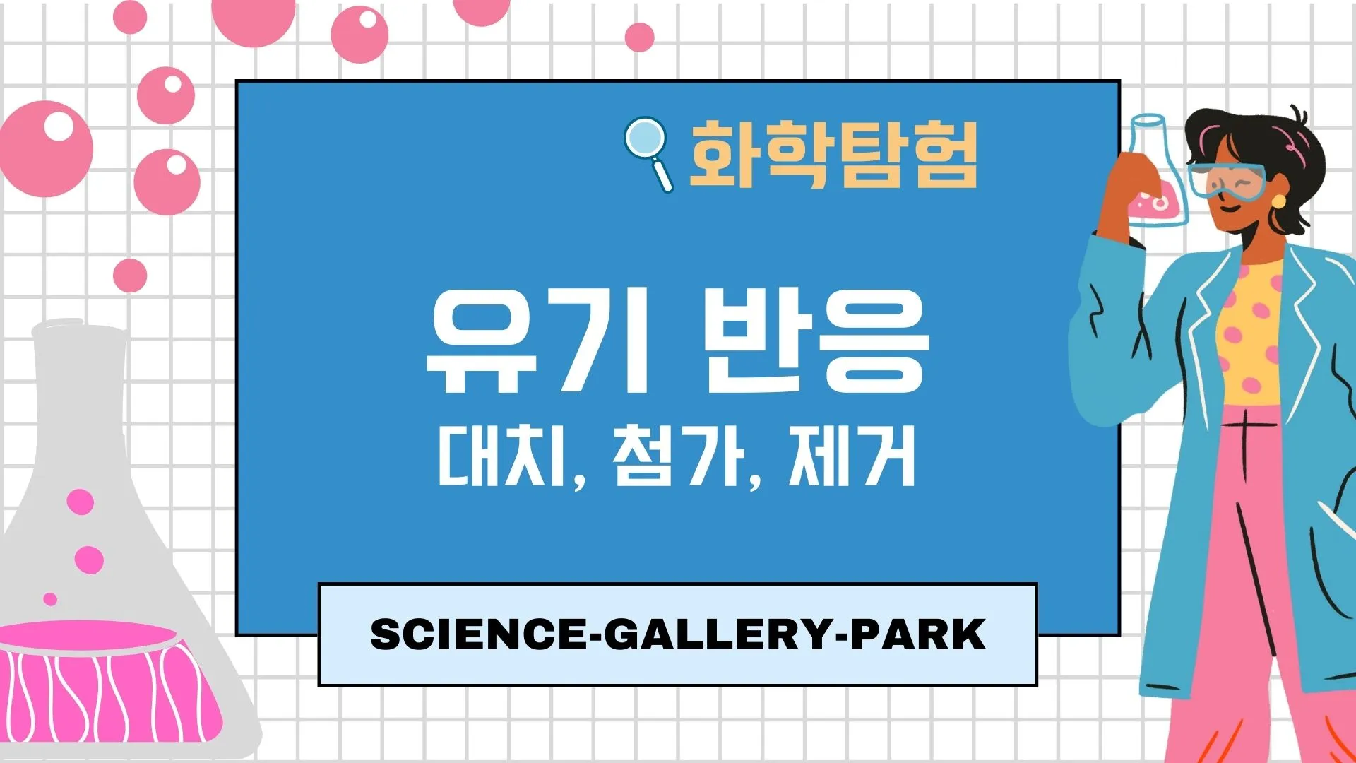 대치, 첨가, 제거 반응