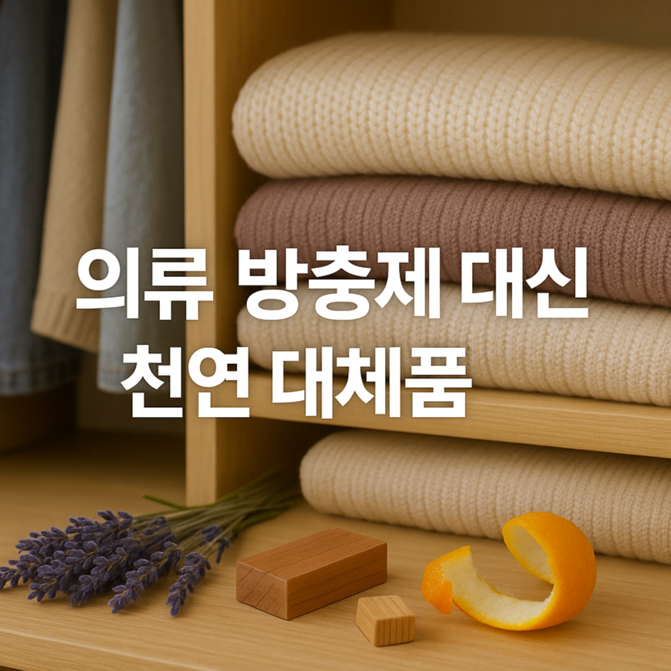 의류 방충제, 화학 대신 천연으로! 옷장 지키는 꿀팁 🌿