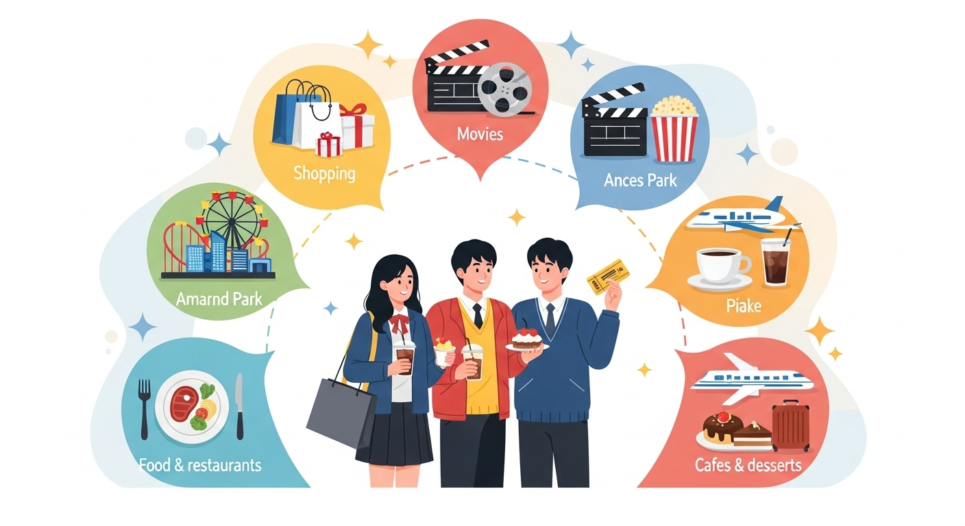 수험생 혜택 카테고리 한눈에 보기_#1