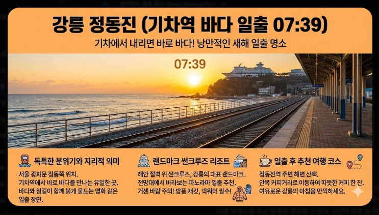 2026 해돋이 명소 지역별 완벽정리