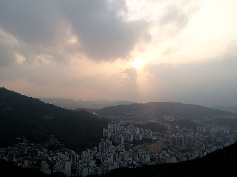 인왕산(Inwangsan) 저녁노을(Evening Glow) 보기