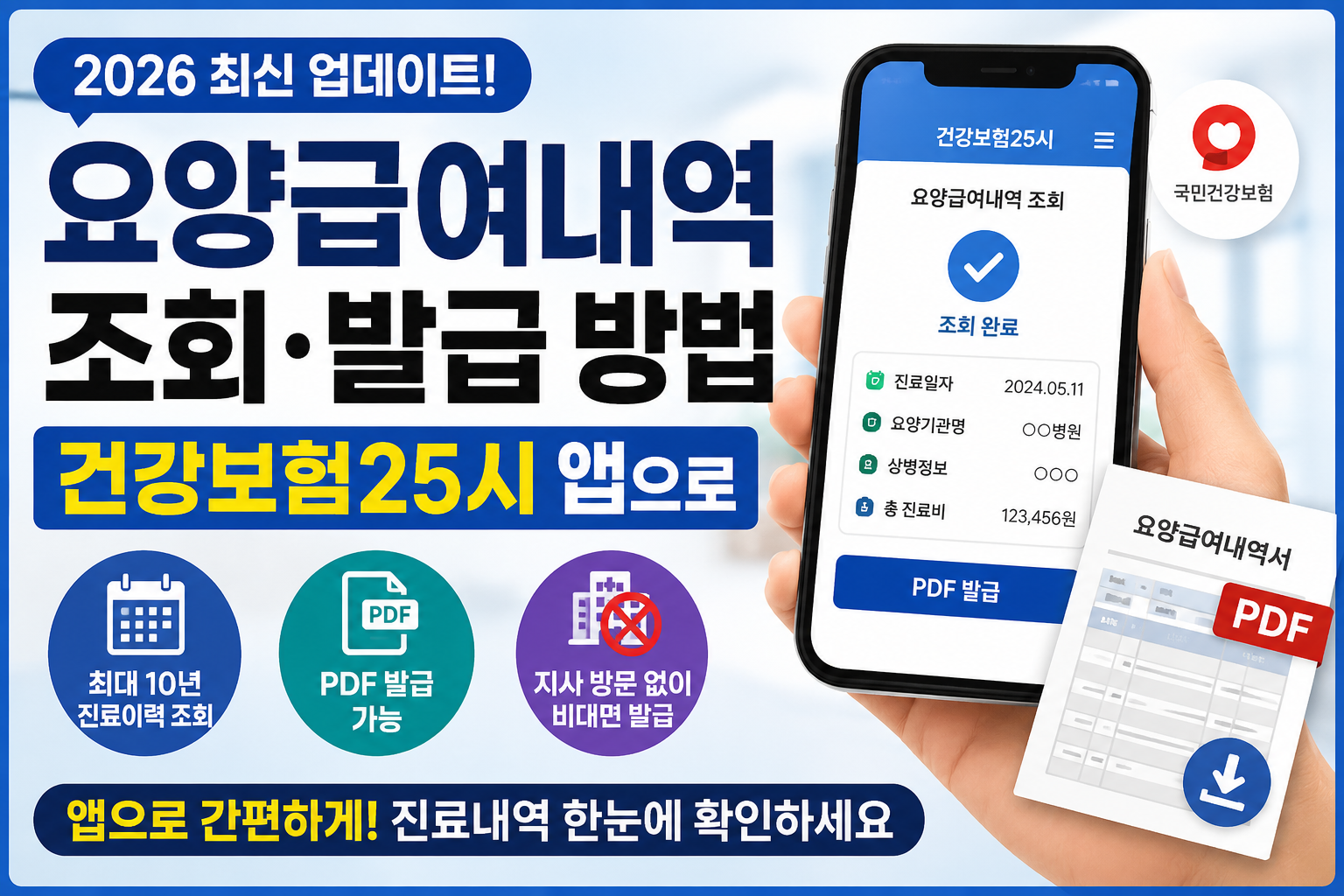 요양급여, 실손보험, 건강보험, 25시앱