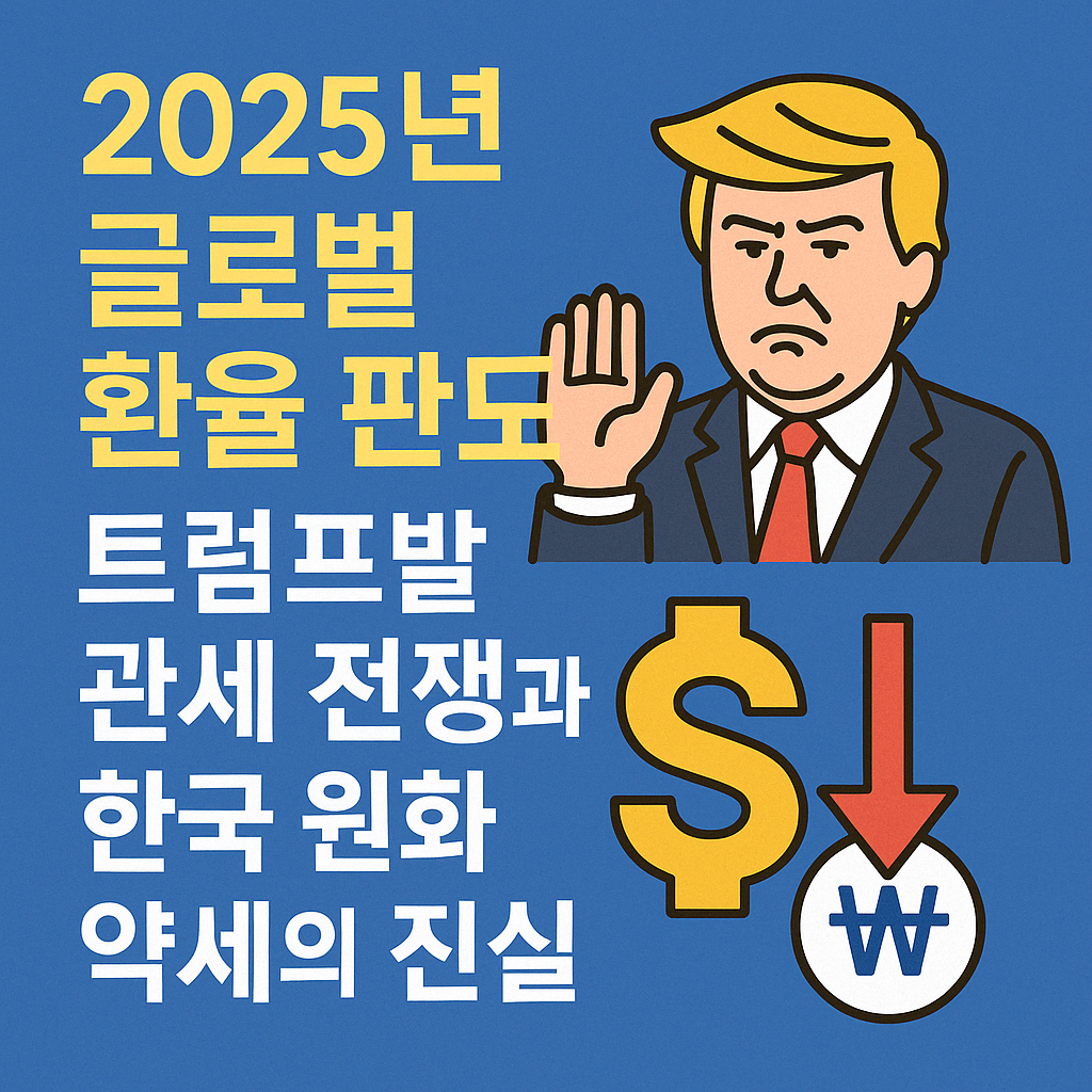2025년 글로벌 환율 판도 트럼프발 관세 전쟁과 한국 원화 약세의 진실