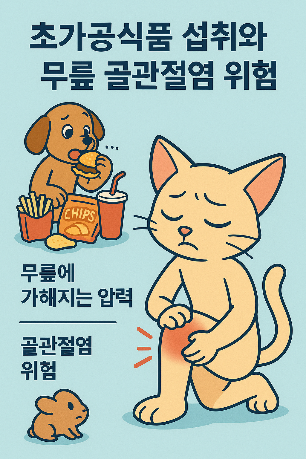 초가공식품과 무릎골관절염관게 관련 이미지