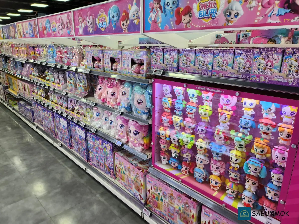 수원-토이저러스-티니핑-전시제품