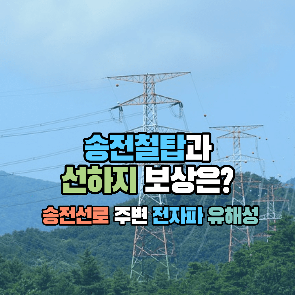 송전철탑, 선하지 보상은?: 송전선로 주변 전자파 유해성