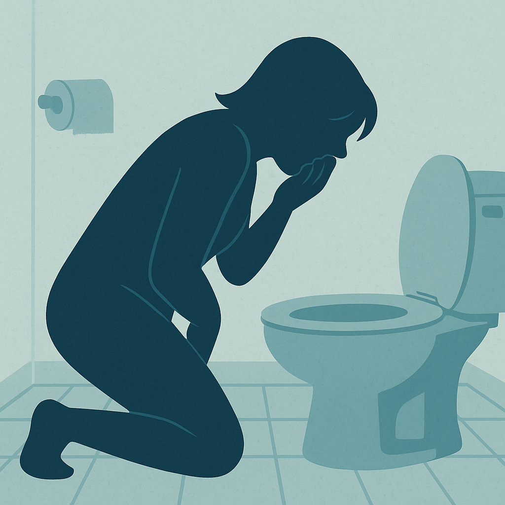 자다가 갑자기 구토 증상 - 사진