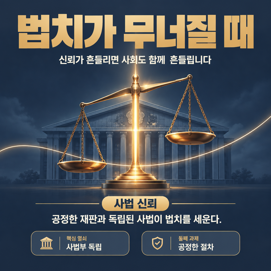 법치가 무너질 때