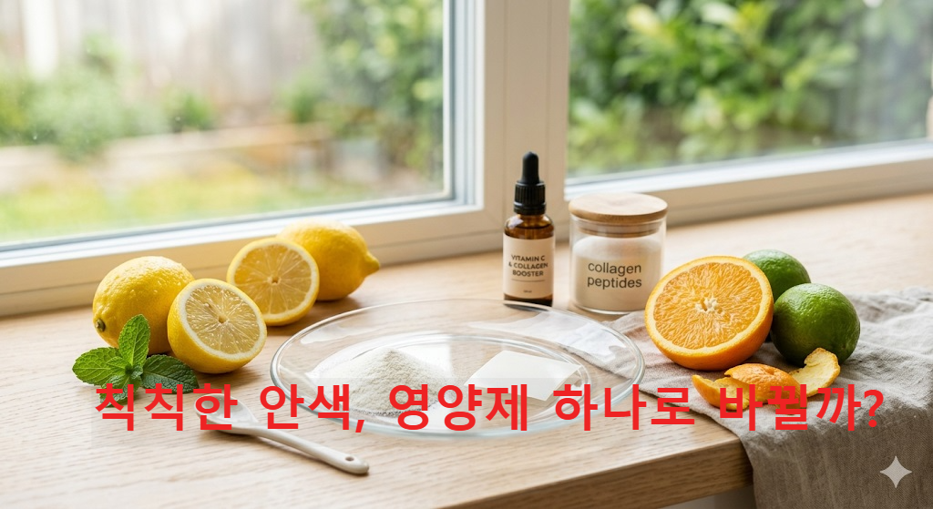 안색 개선과 피부 탄력을 돕는 글루타치온 필름과 저분자 콜라겐 영양제