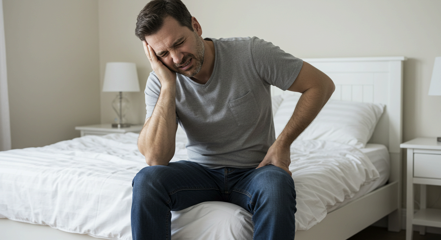 근육통과 두통이 심해 움직이기 힘들어집니다