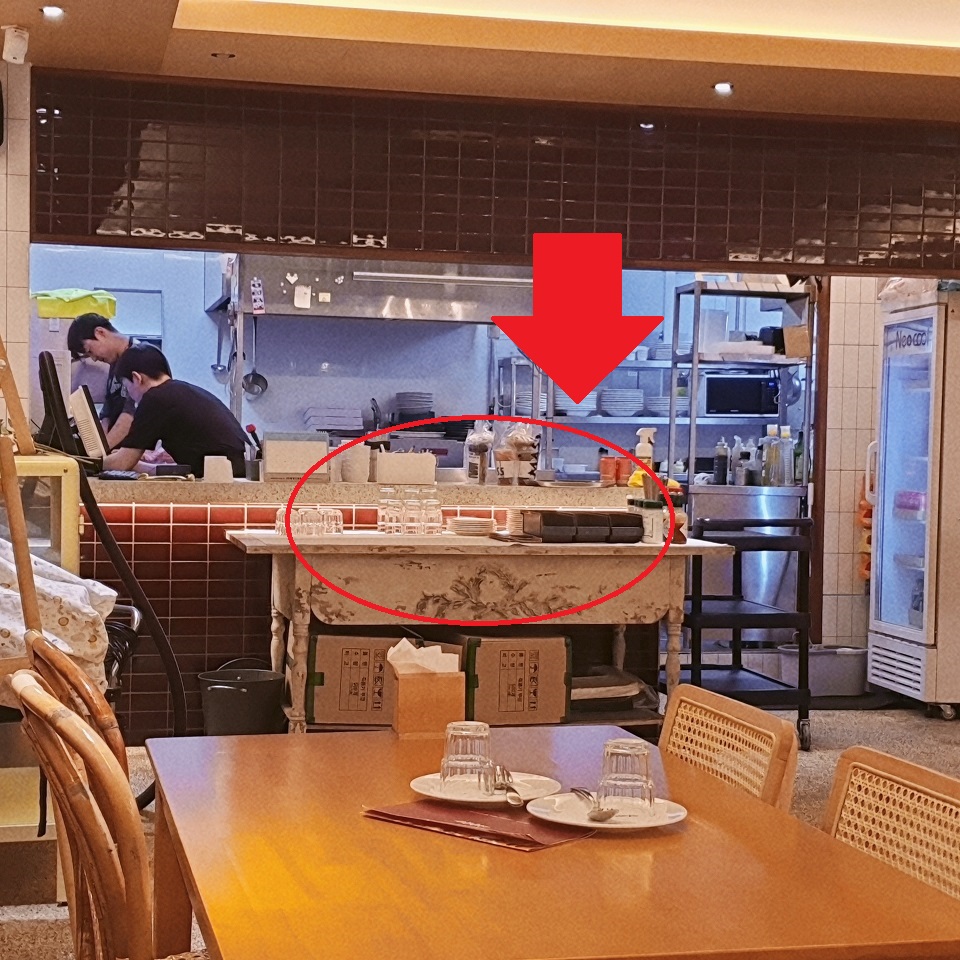 서양식당 대구 반월당점 카운터