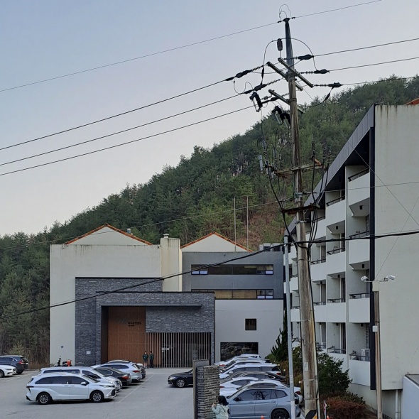 덕구온천 전경 입니다.