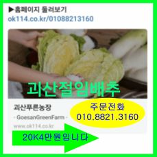 괴산 절임배추