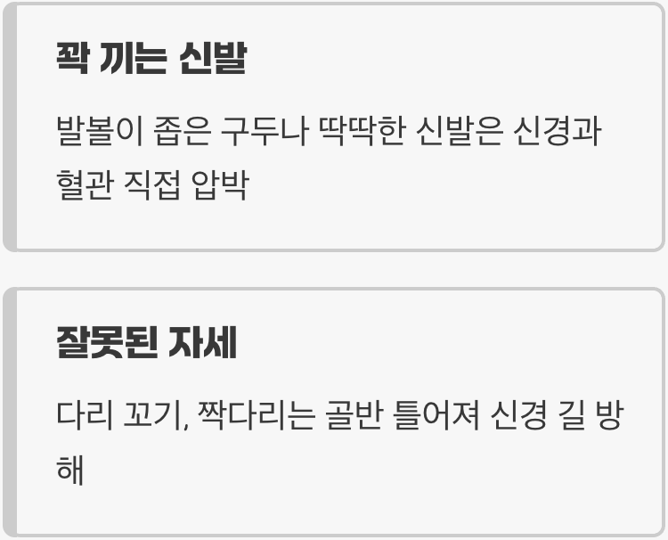 1. 신발과 자세, 가장 먼저 확인해볼 것