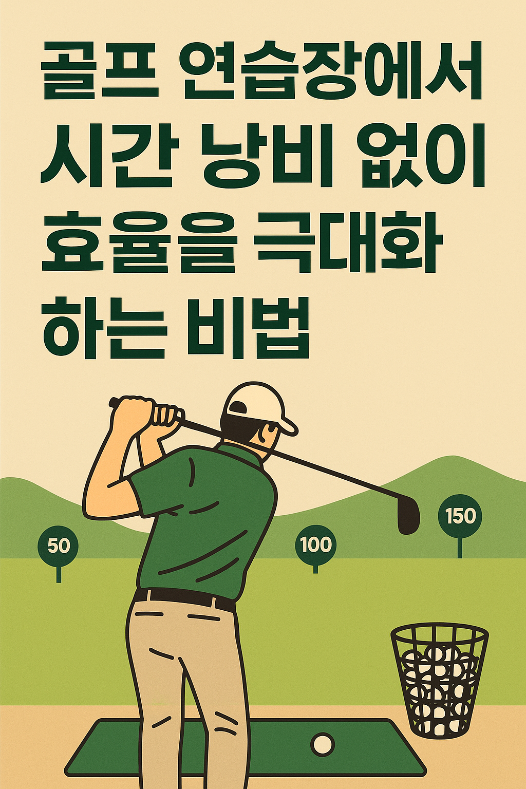 골프 연습장에서 시간 낭비 없이 효율을 극대화 하는 비법 사진