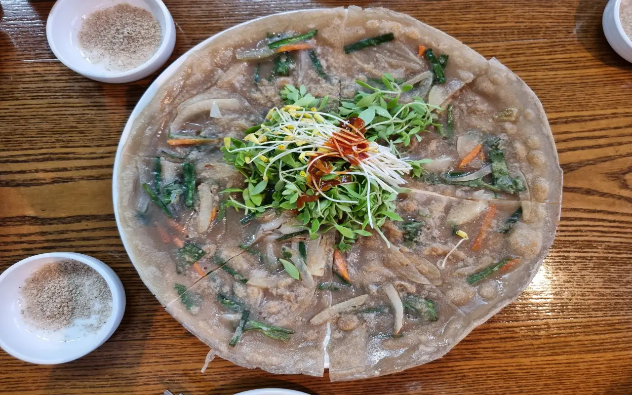 메밀전-한접시