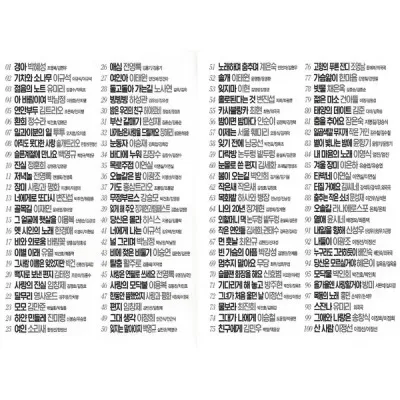7080 노래방 애창곡 100 선곡 리스트_7