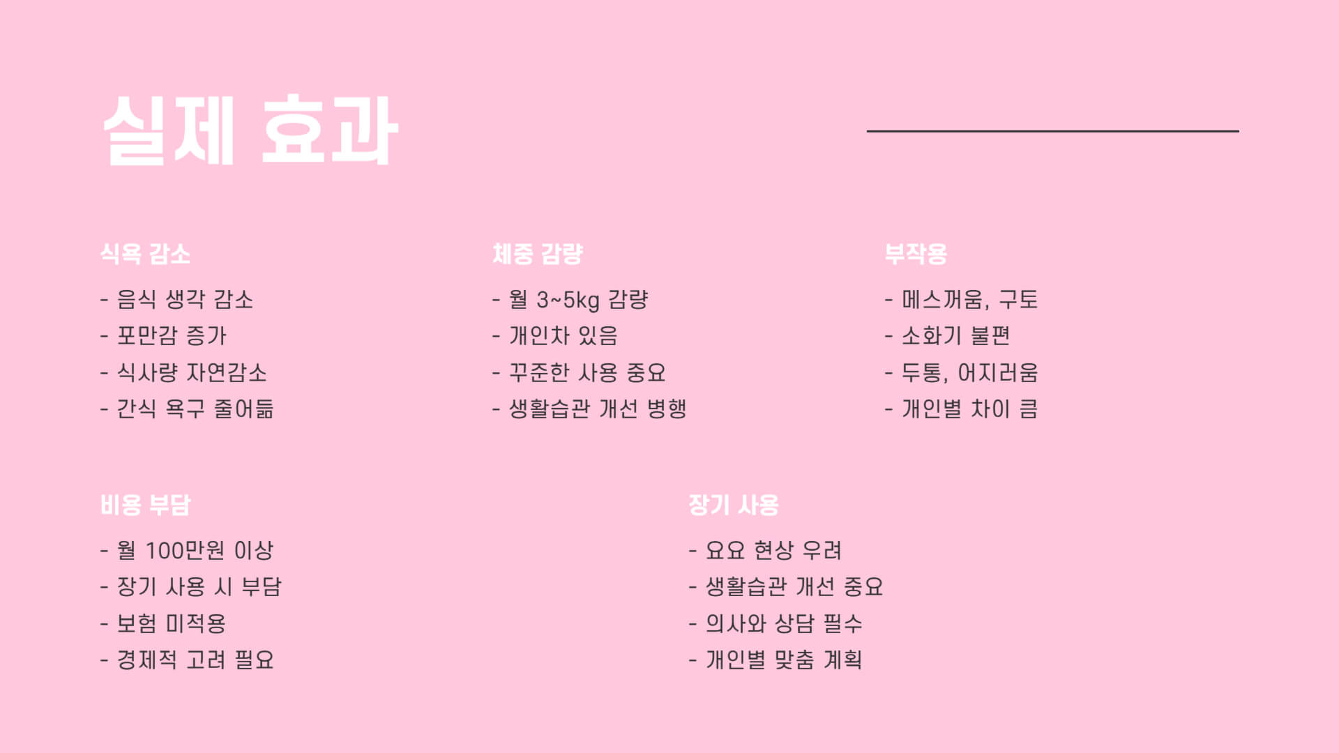 위고비 효능, 사용법, 부작용, 비용