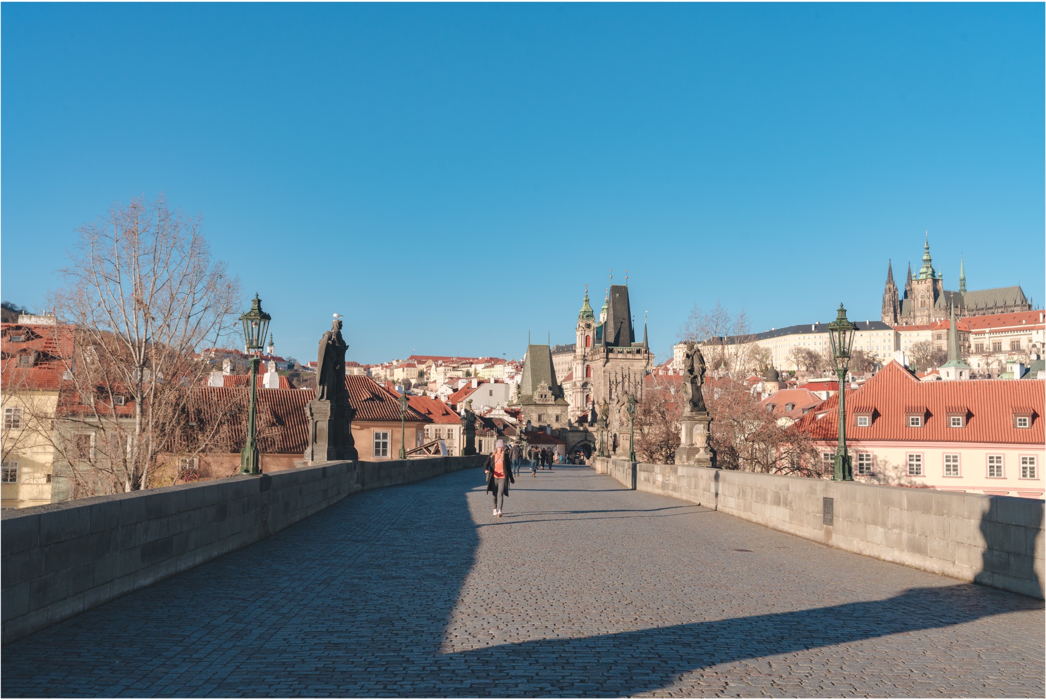 프라하 까를교 풍경