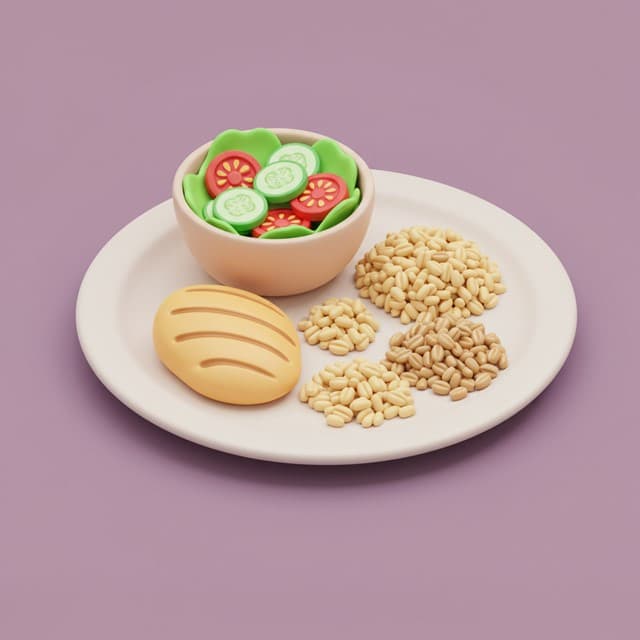 섬유&middot;단백&middot;탄수 조합의 3D 접시 설계