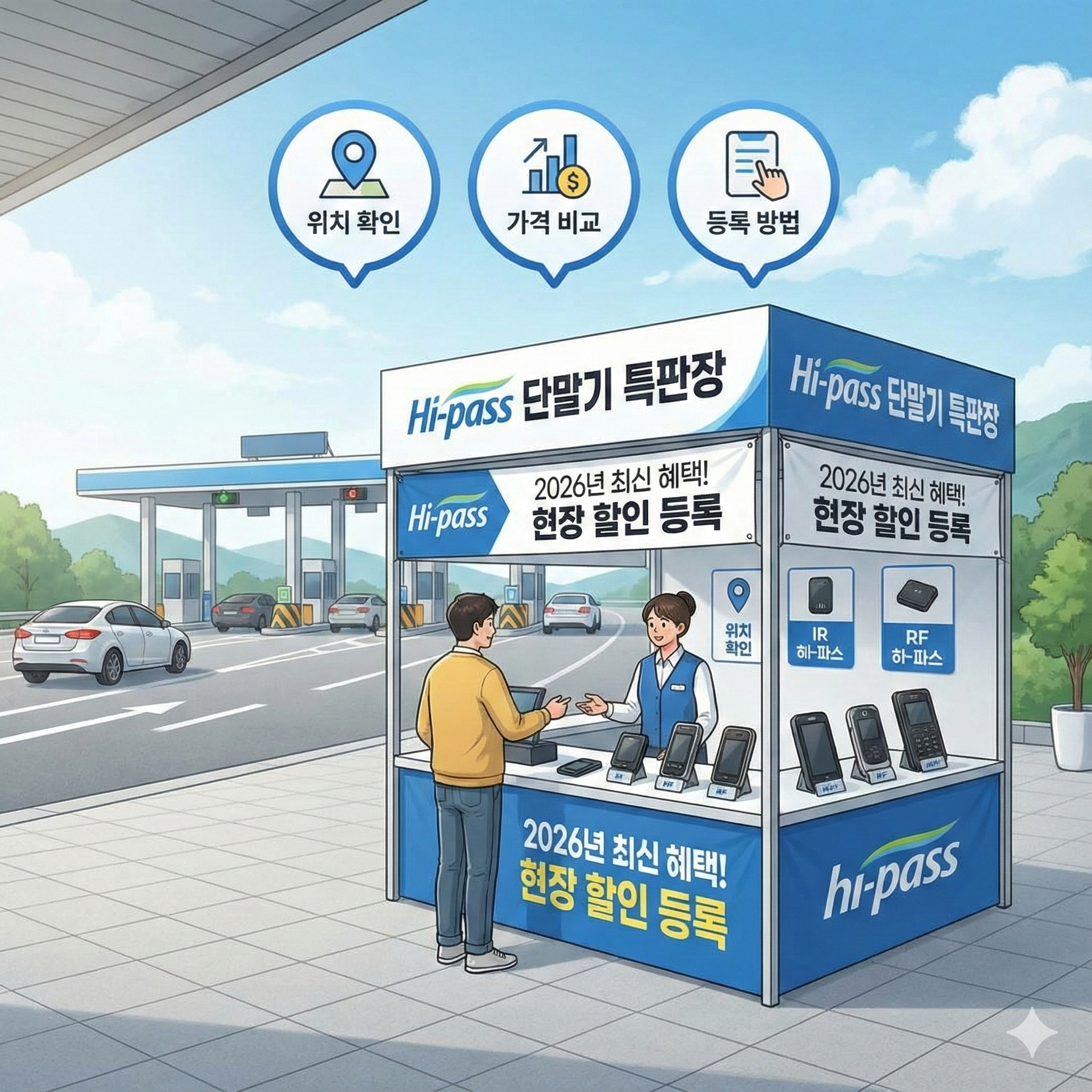 하이패스 단말기특판장 위치와 등록 방법