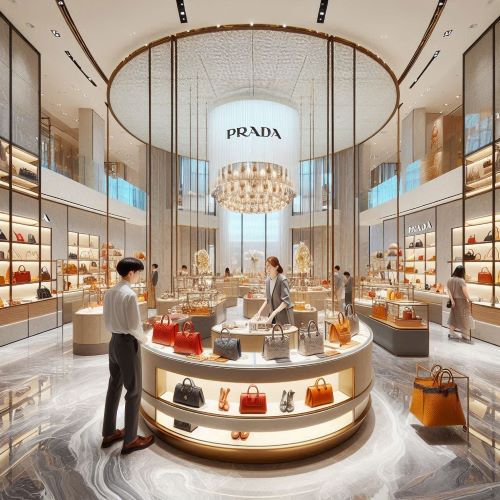 프라다 아울렛 매장 모습