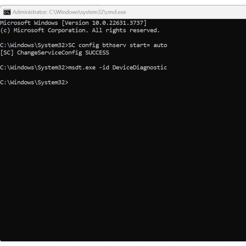터머닐에서 msdt 프로그램 실행