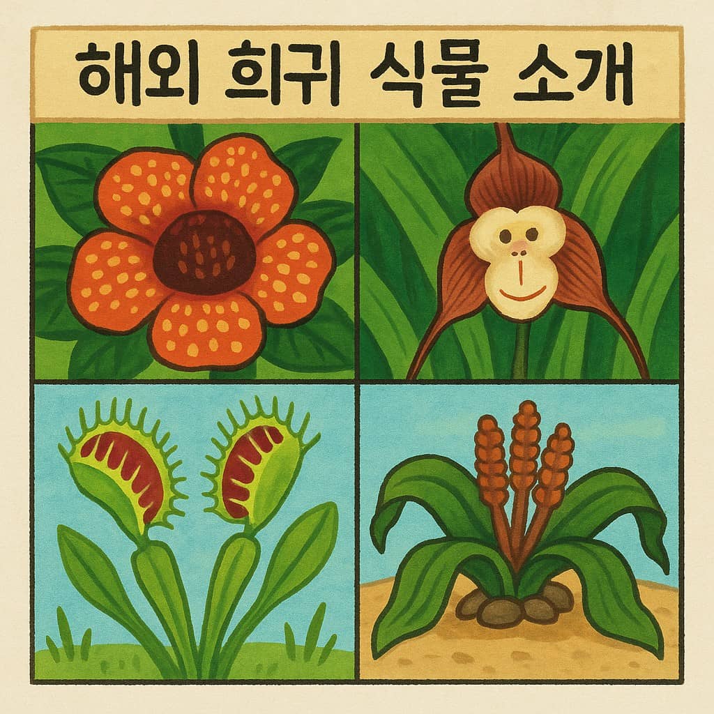 해외 희귀 식물 소개