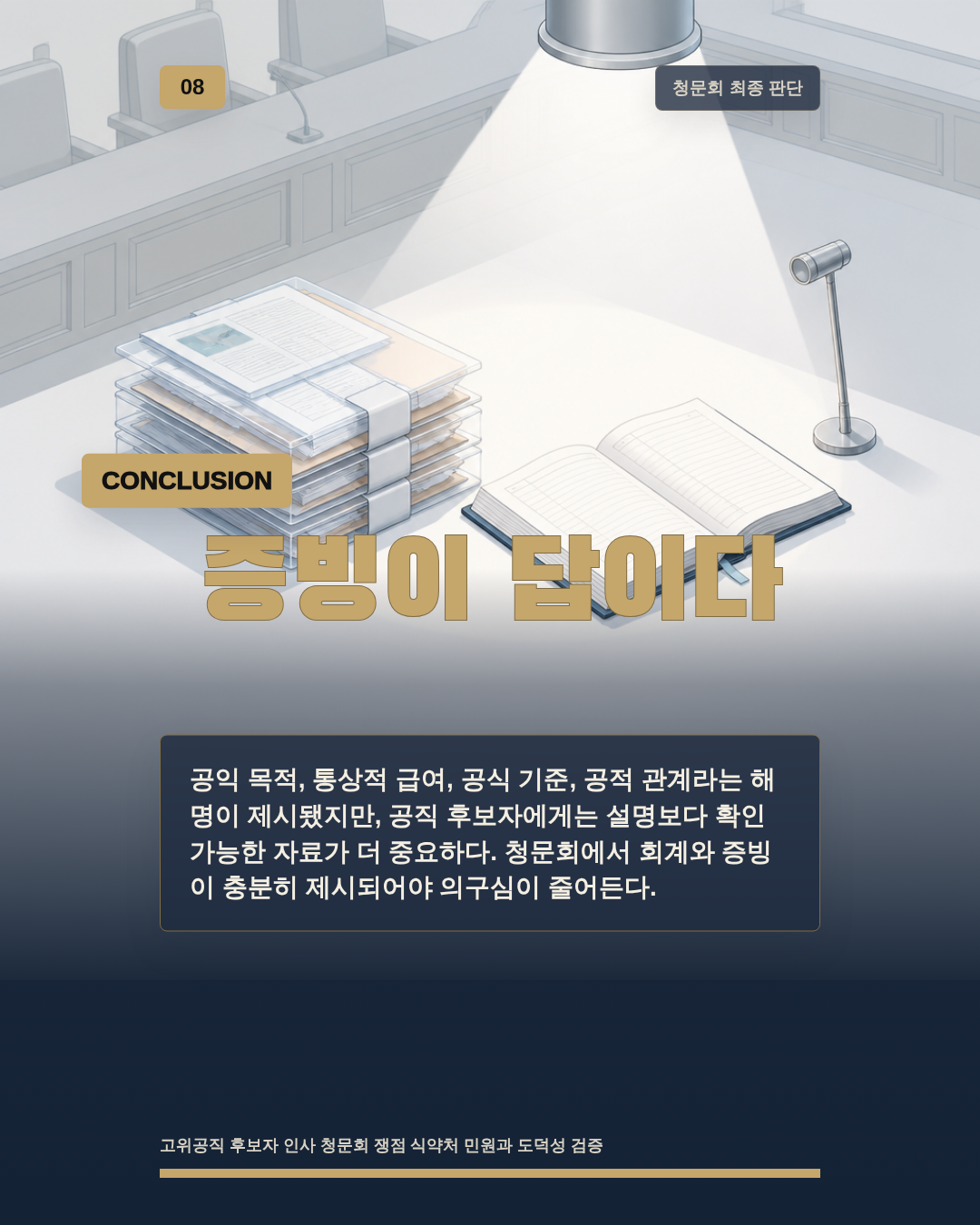 증빙이 답이다