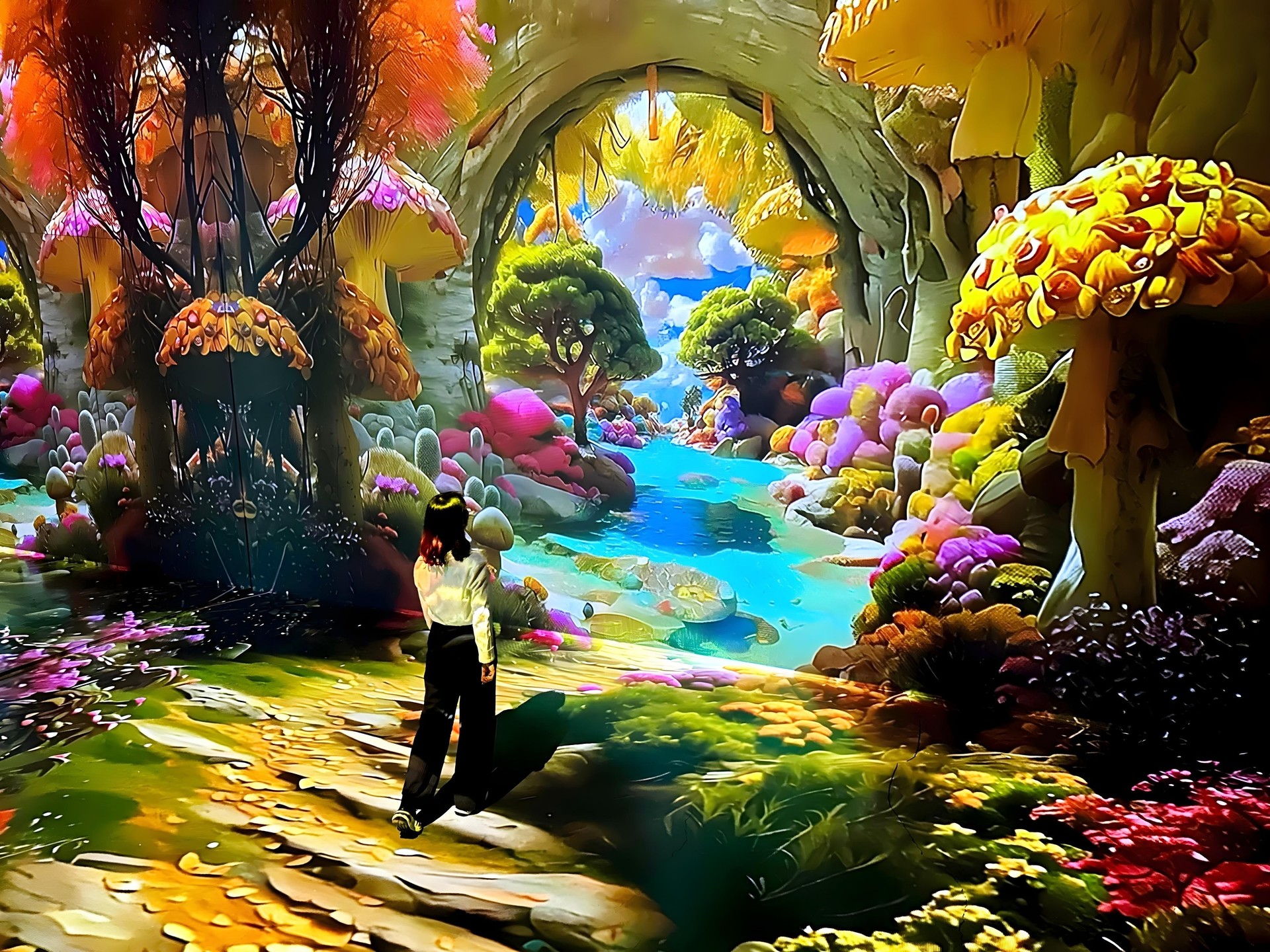 아트팩토리 참기름 몰입형 미디어 아트 전시