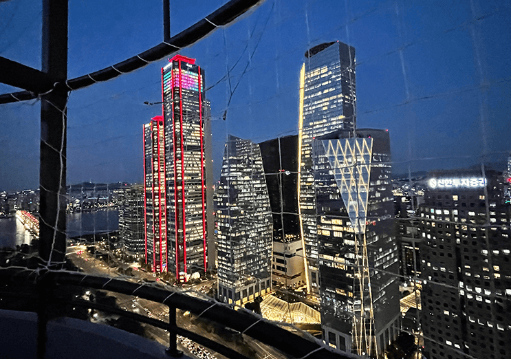 상공에서 바라본 서울