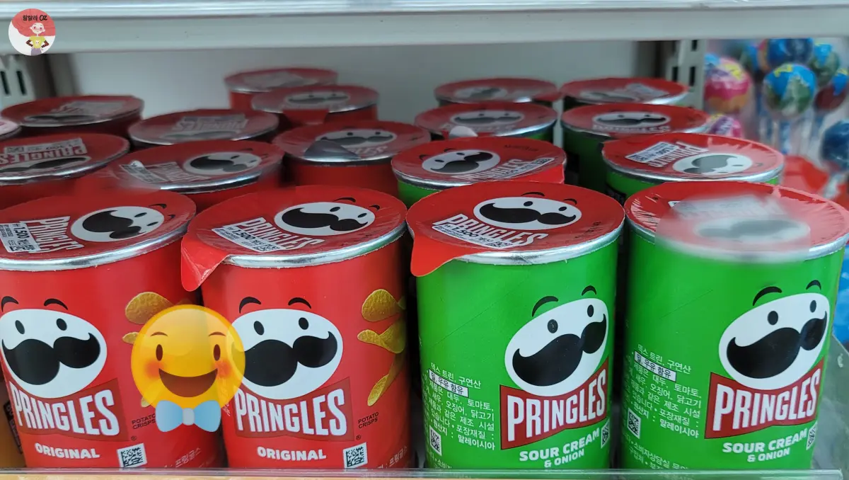 다이소에서-만난-작고-귀여운-프링글스-빨간통과-초록통