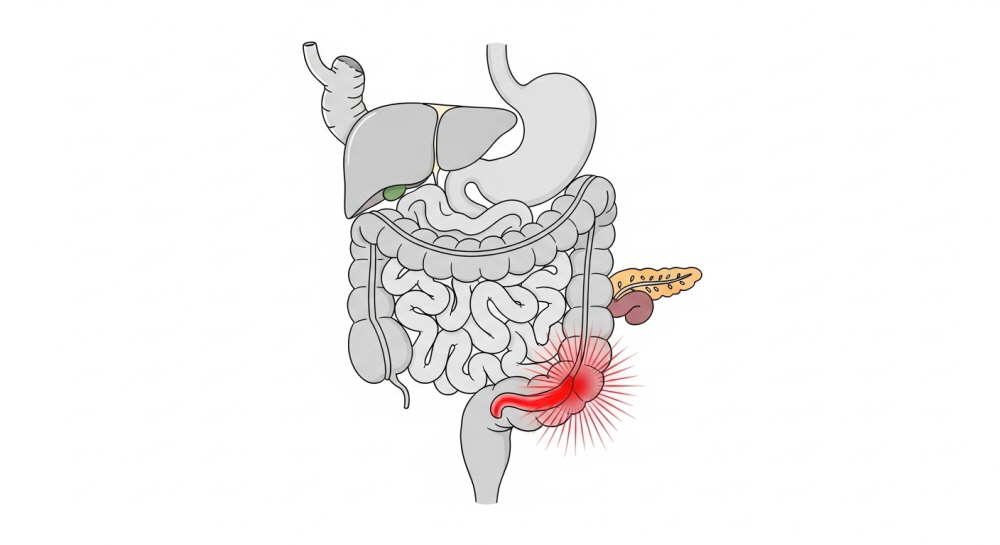 남자 오른쪽 아랫배 통증