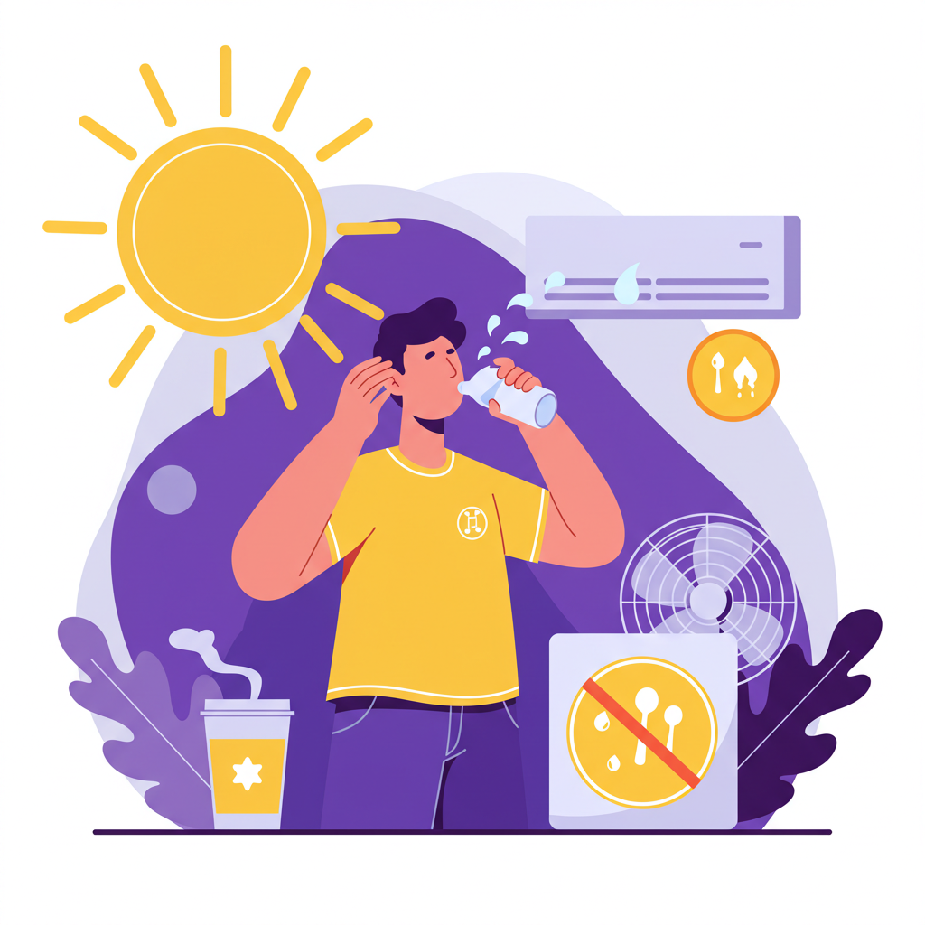 일사병열사병온열질환증상예방대처법