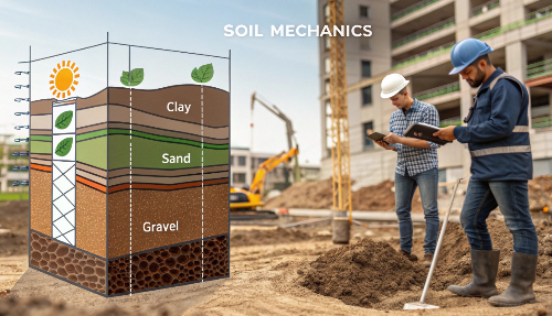 토질 역학 이미지 입니다.