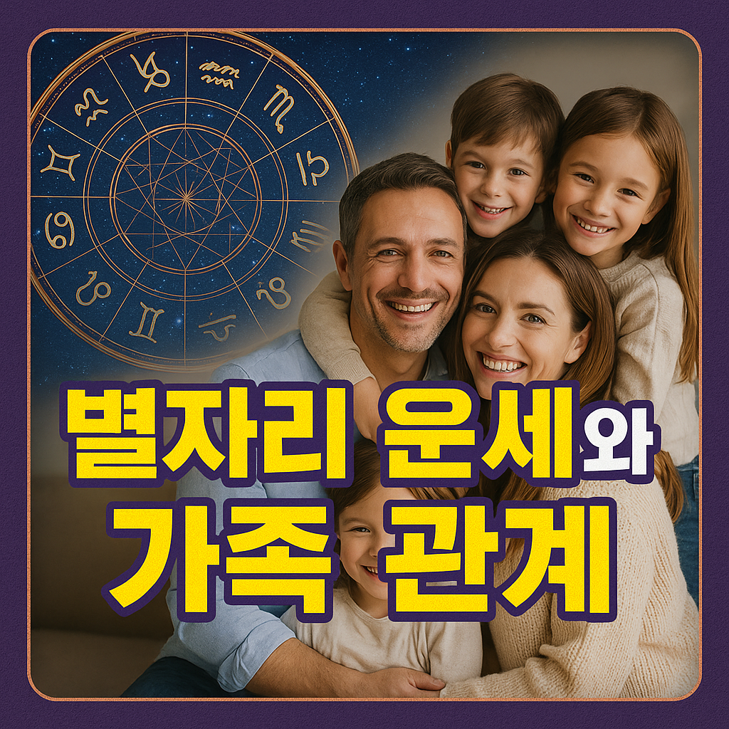 별자리 운세와 가족 관계