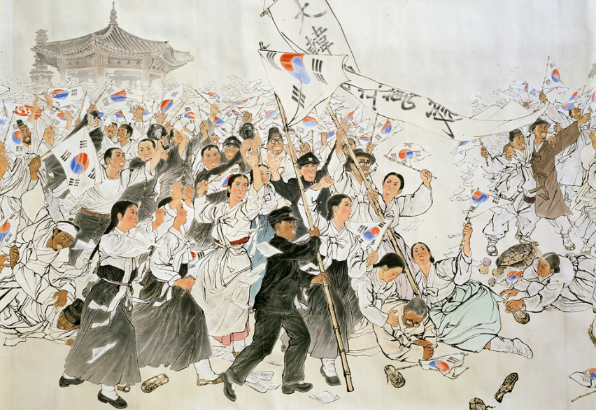 서울 탑골공원의 삼일운동 기념탑 &ndash; 독립운동과 민족 자주정신