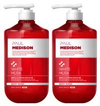 폴메디슨 시그니처 대용량 퍼퓸 바디워시 화이트머스크향, 1077ml, 2개